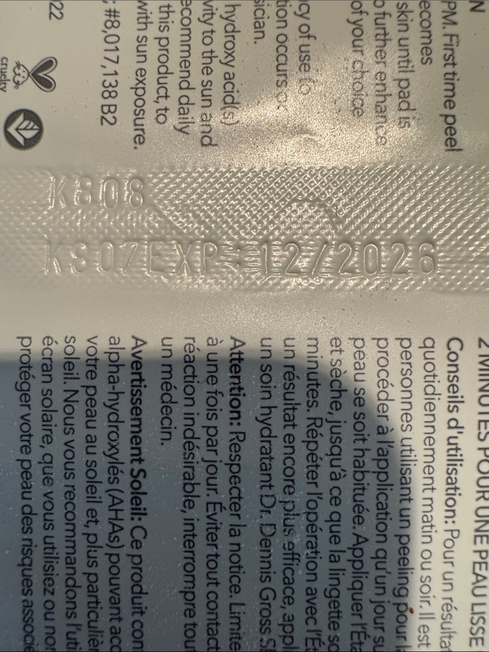 Dr. Dennis Gross Extra Strength Daily Peel pads, set of 5 treatments - Picture 2 of 2